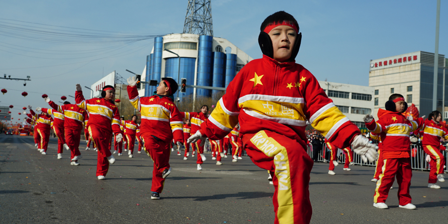 慶元宵民俗社火表演-兒童街舞